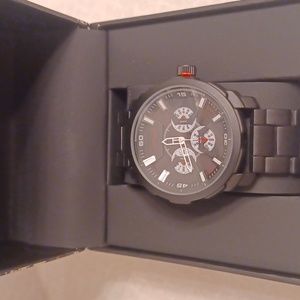 Ed Hardy black men's rist watch.